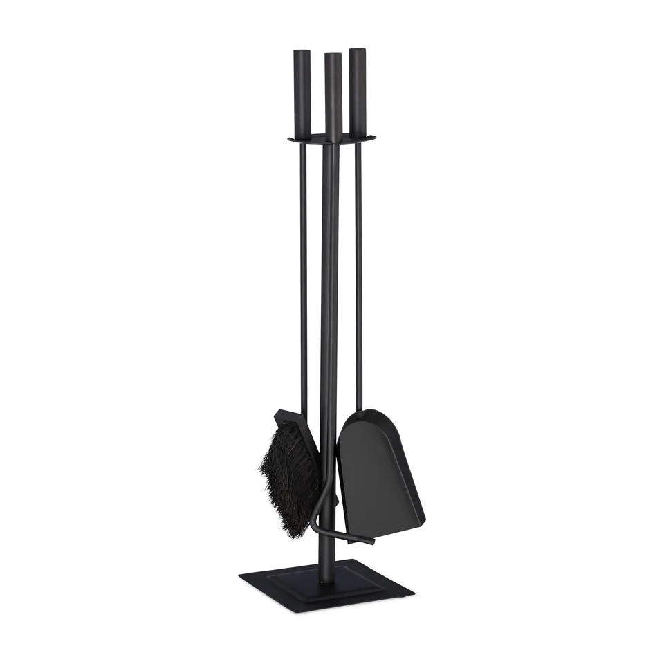 relaxdays-kaminbesteck-4-teilig-schwarz-61-cm image 1