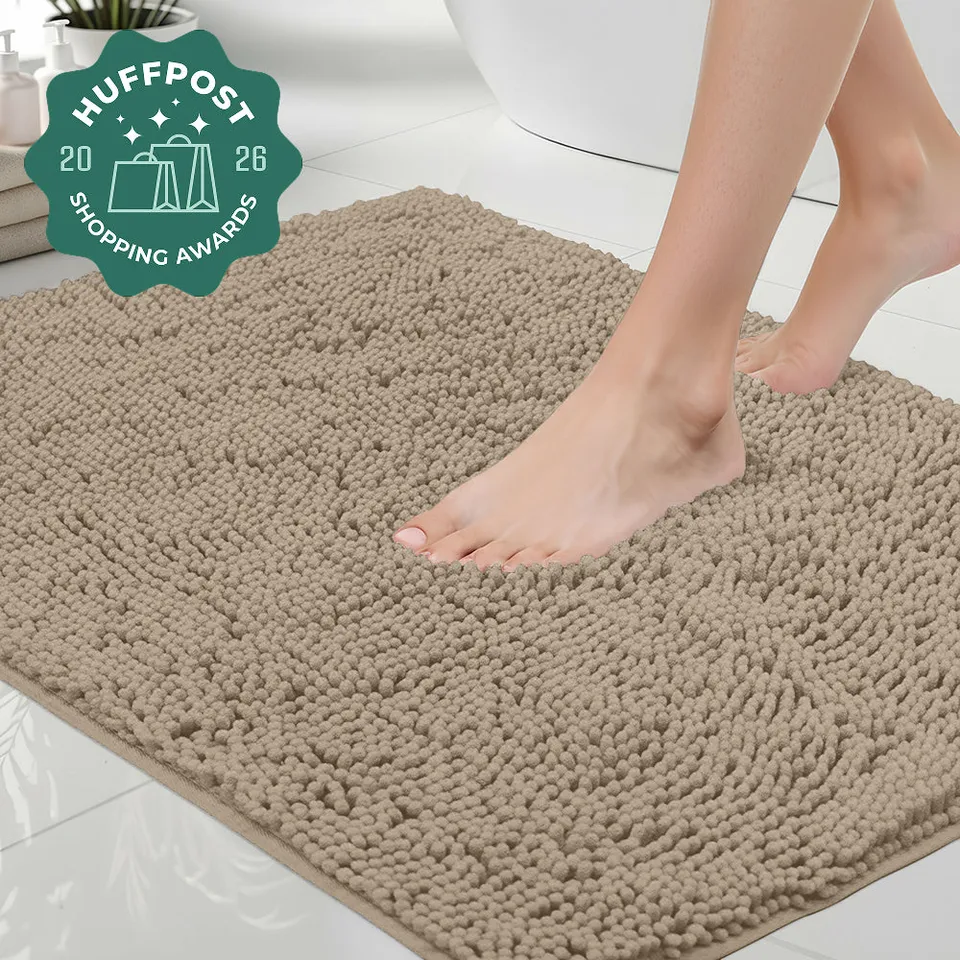 gorilla-grip-chenille-badematte-waschbar image 1