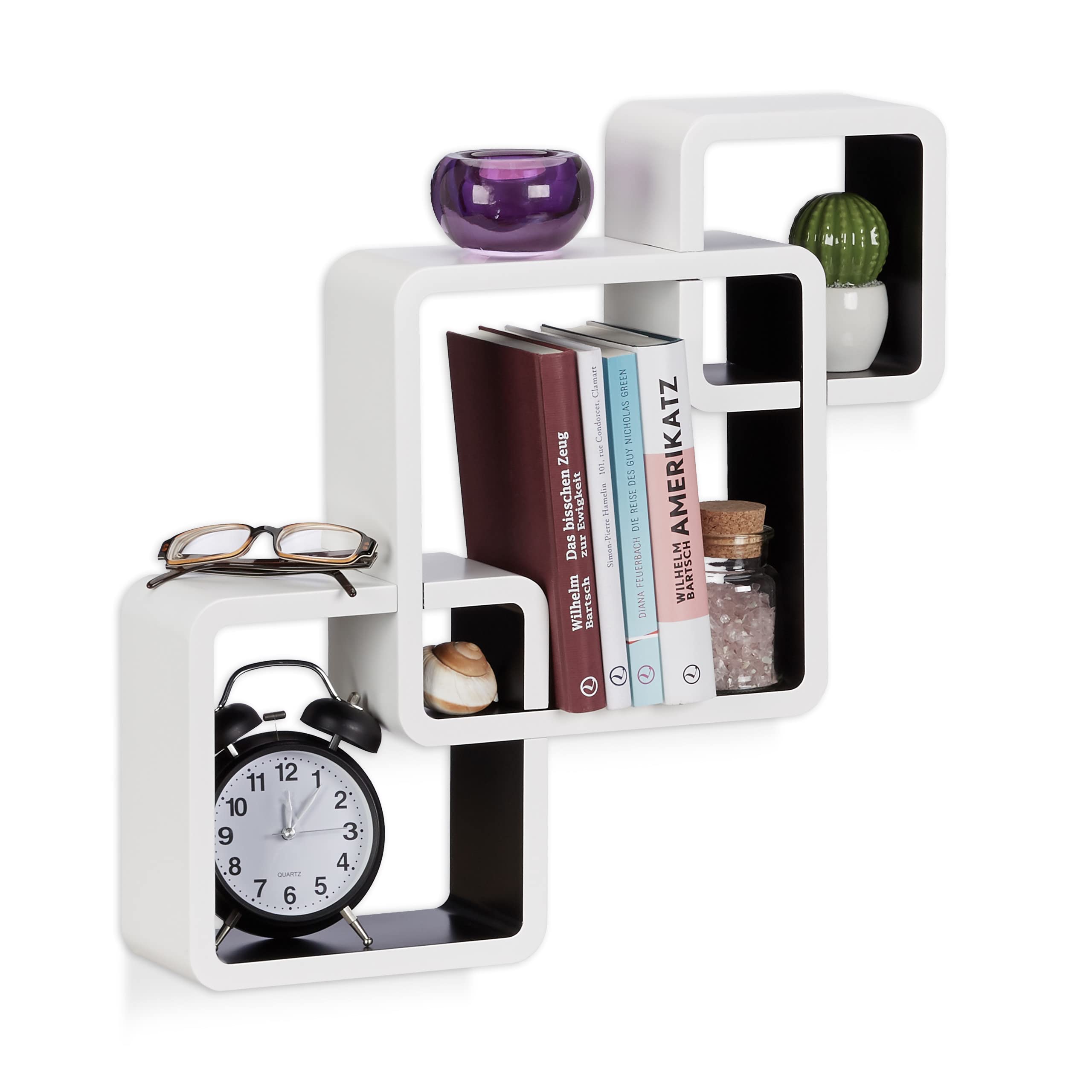 relaxdays-wandregal-3-teilig-wei-schwarz-f-r-wohnzimmer image 1