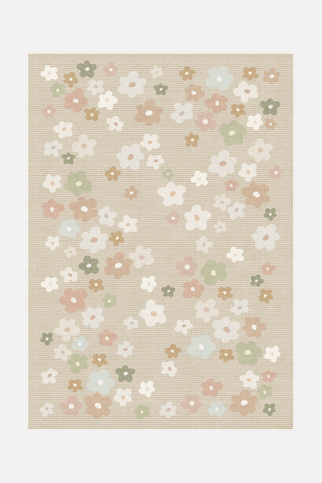 teppana-blumenwiese-taupe-waschbarer-indoor-teppich image 1