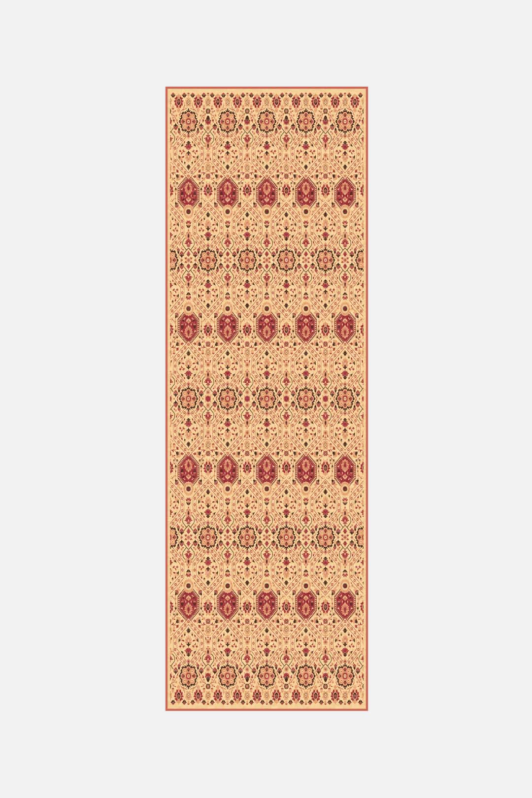 teppana-hangi-orange-teppich-waschbarer-floral-teppich-gelb-orange image 5