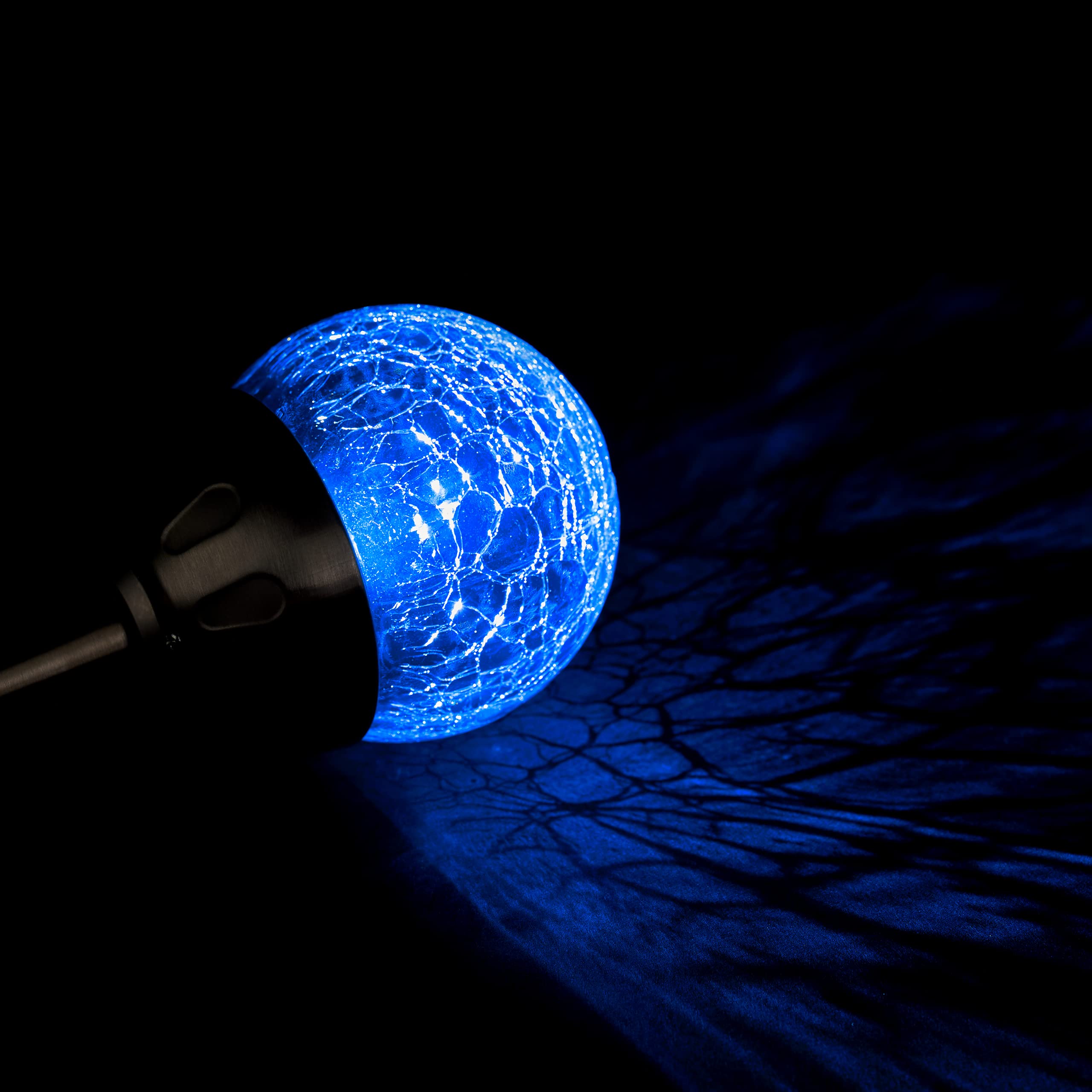 relaxdays-gartenleuchte-glaskugel-led-solar-2er-set-38x8-cm-silber image 2
