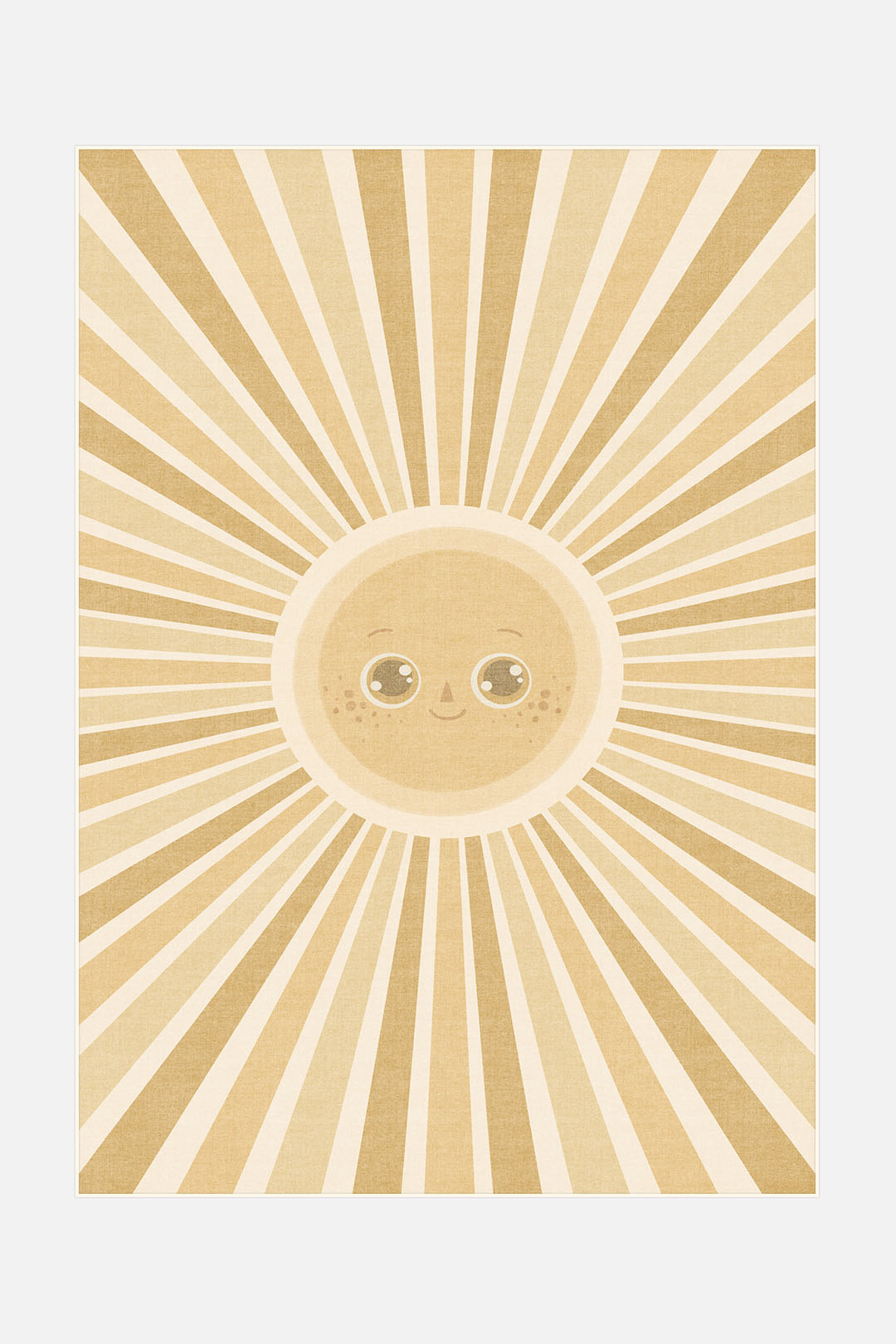 teppana-sonne-gelb-waschbarer-indoor-teppich image 1