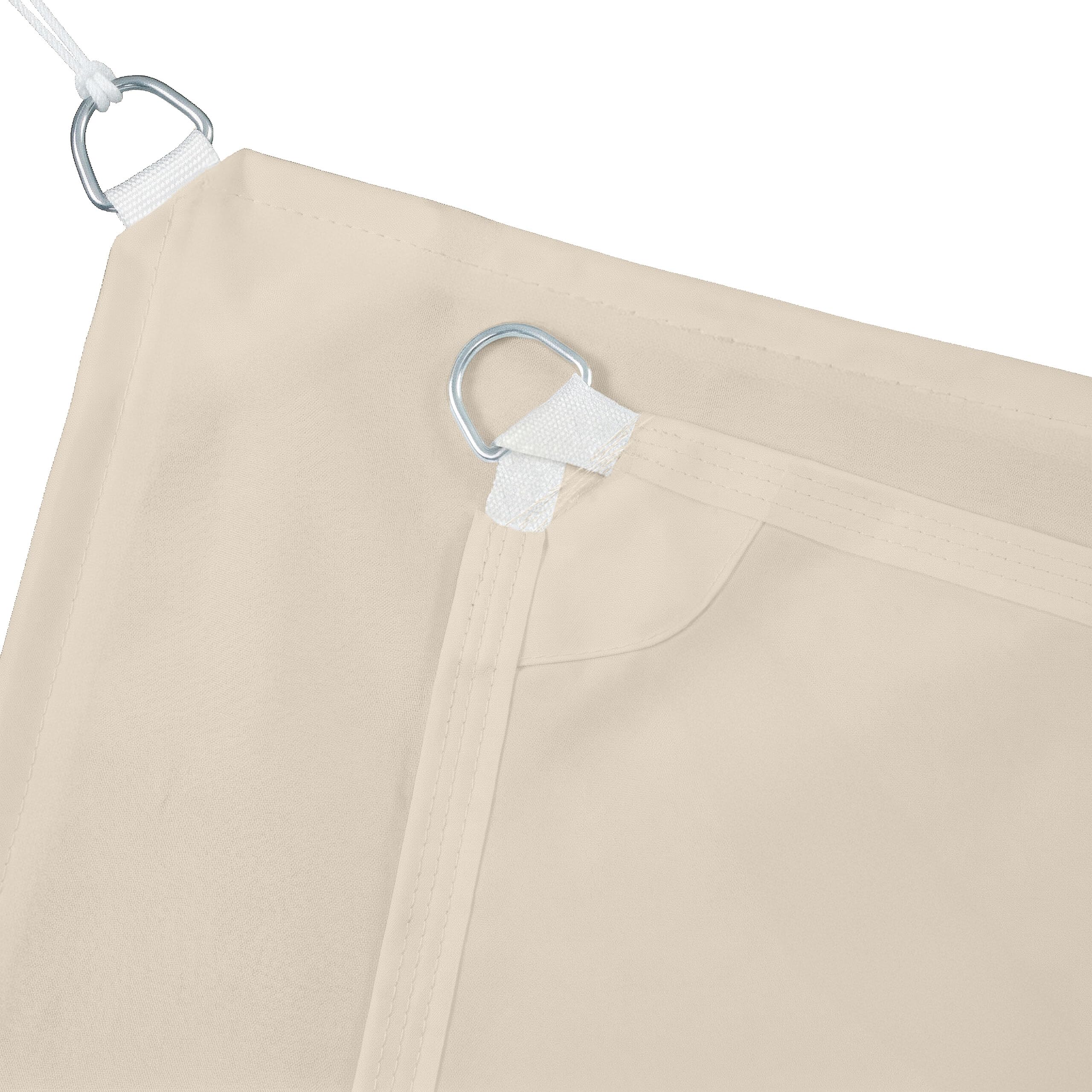 relaxdays-sonnensegel-quadratisch-3x3-m-beige-wasserabweisend image 6