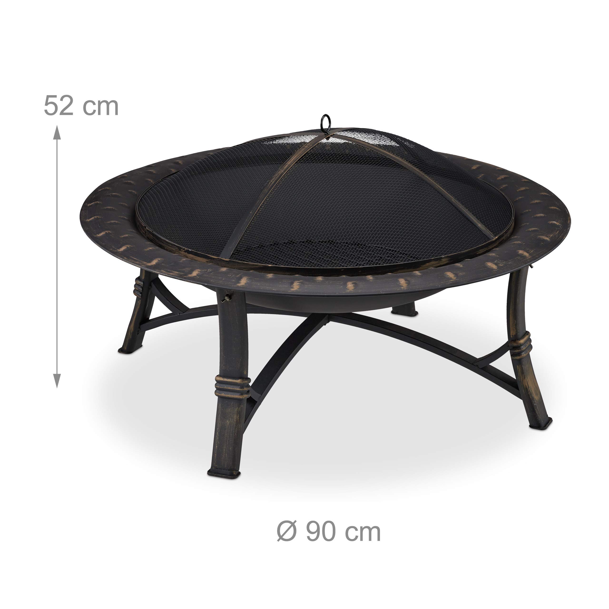 relaxdays-feuerschale-xxl-mit-funkenschutz-52-x-90-cm-schwarz image 4