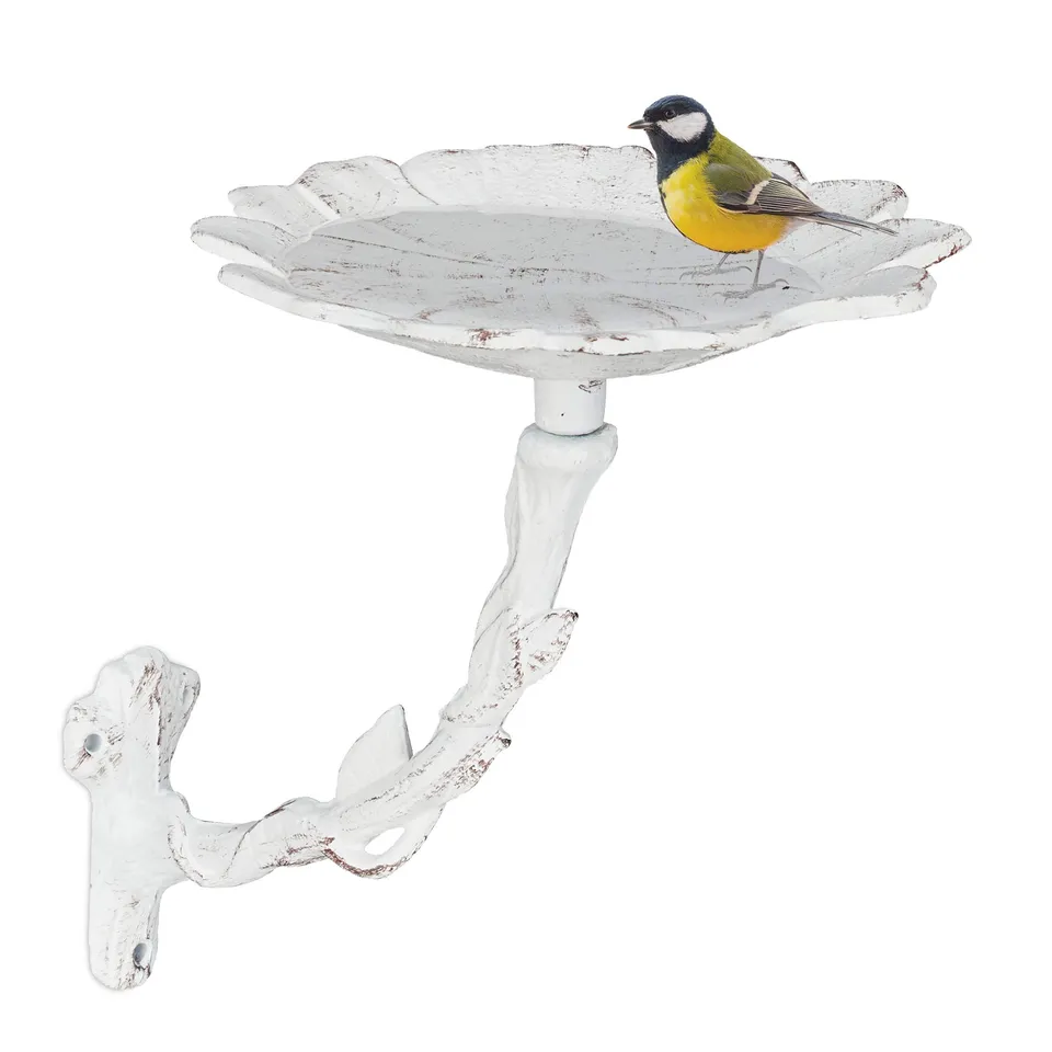 relaxdays-vogeltr-nke-bl-te-gusseisen-wandmontage-wei-20x17x21-cm image 1