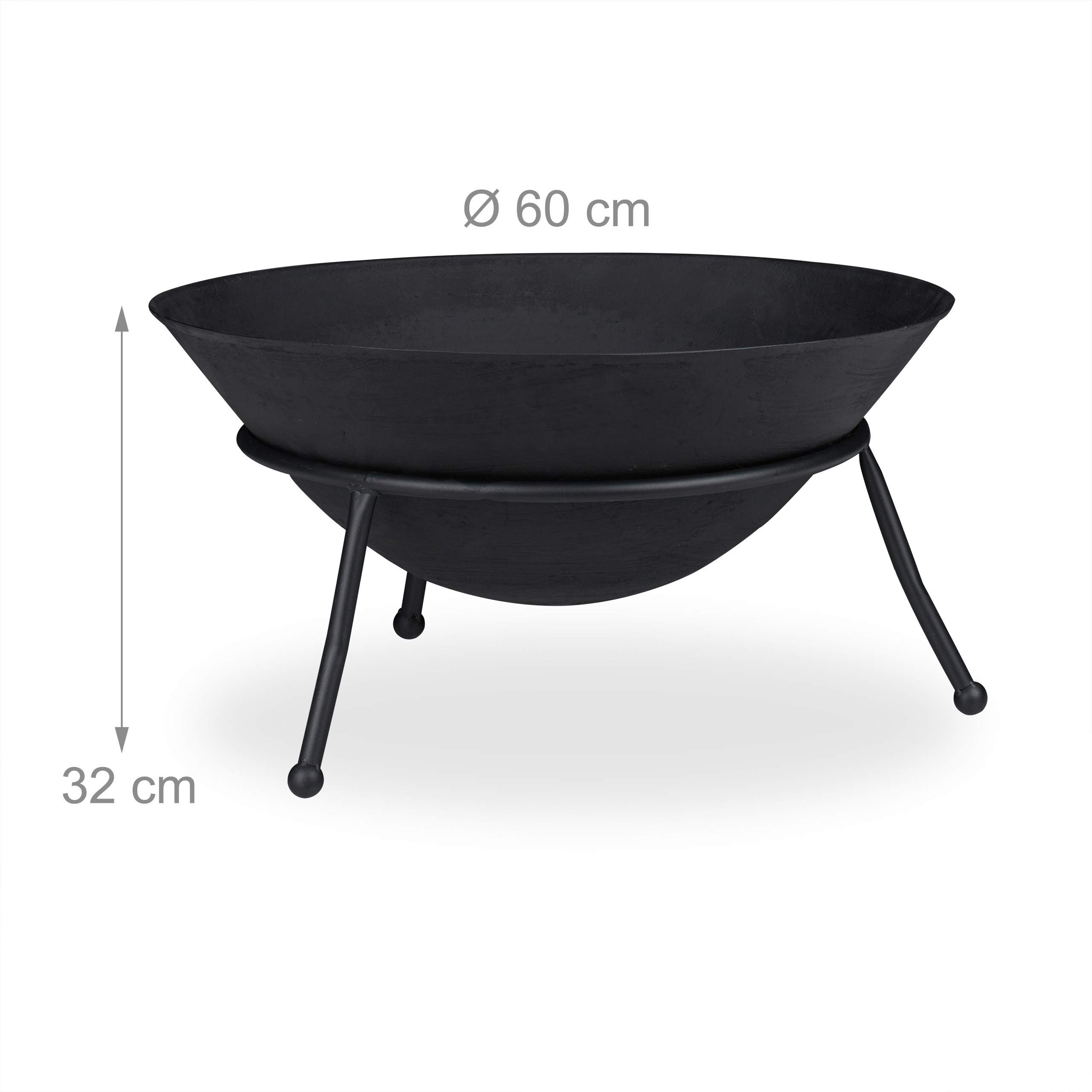 relaxdays-feuerschale-gusseisen-feuerstelle-32x60-cm-schwarz-mit-rost-und-haken image 4