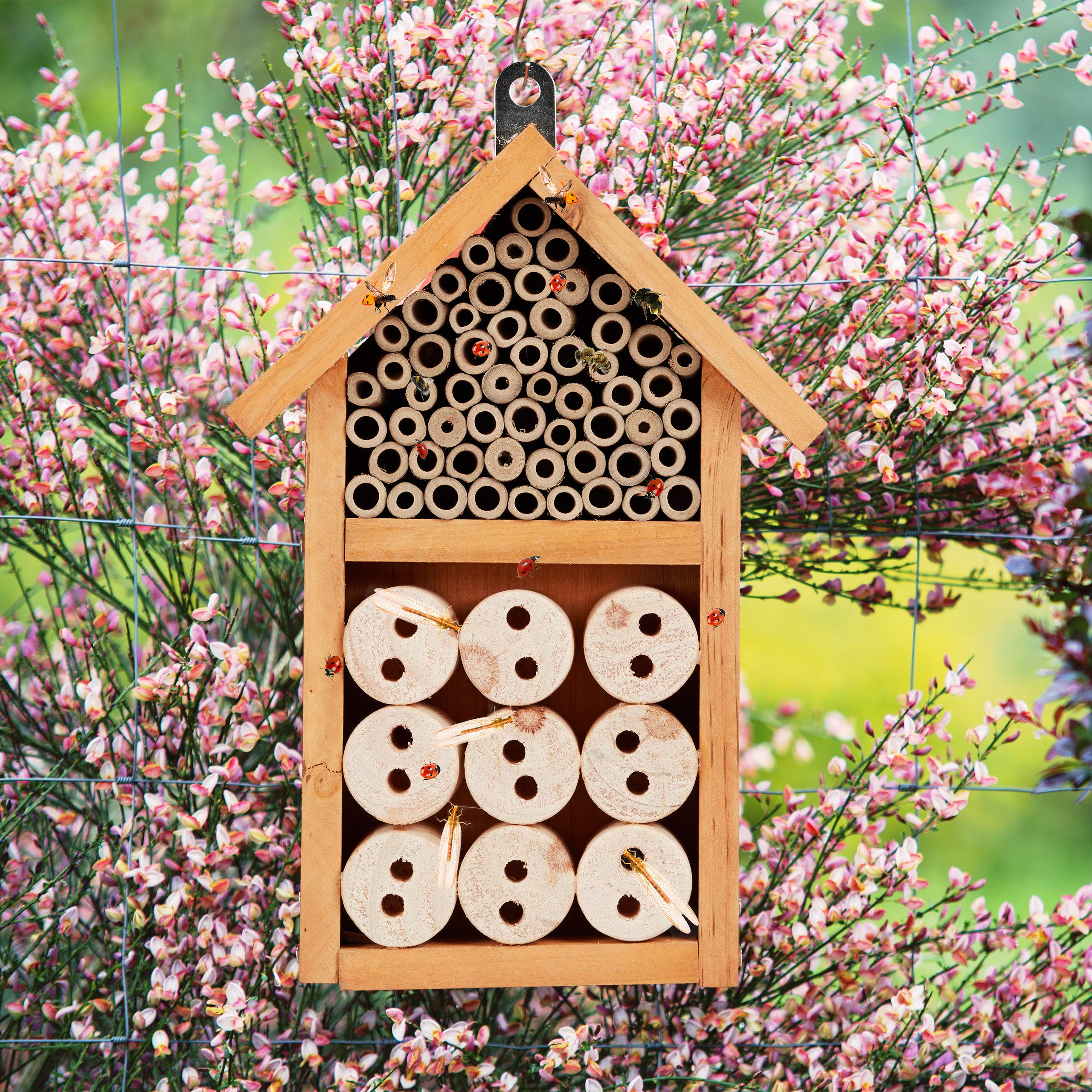 relaxdays-insektenhotel-bausatz-26-x-16-x-6-cm-gelb-zum-selberbauen image 2