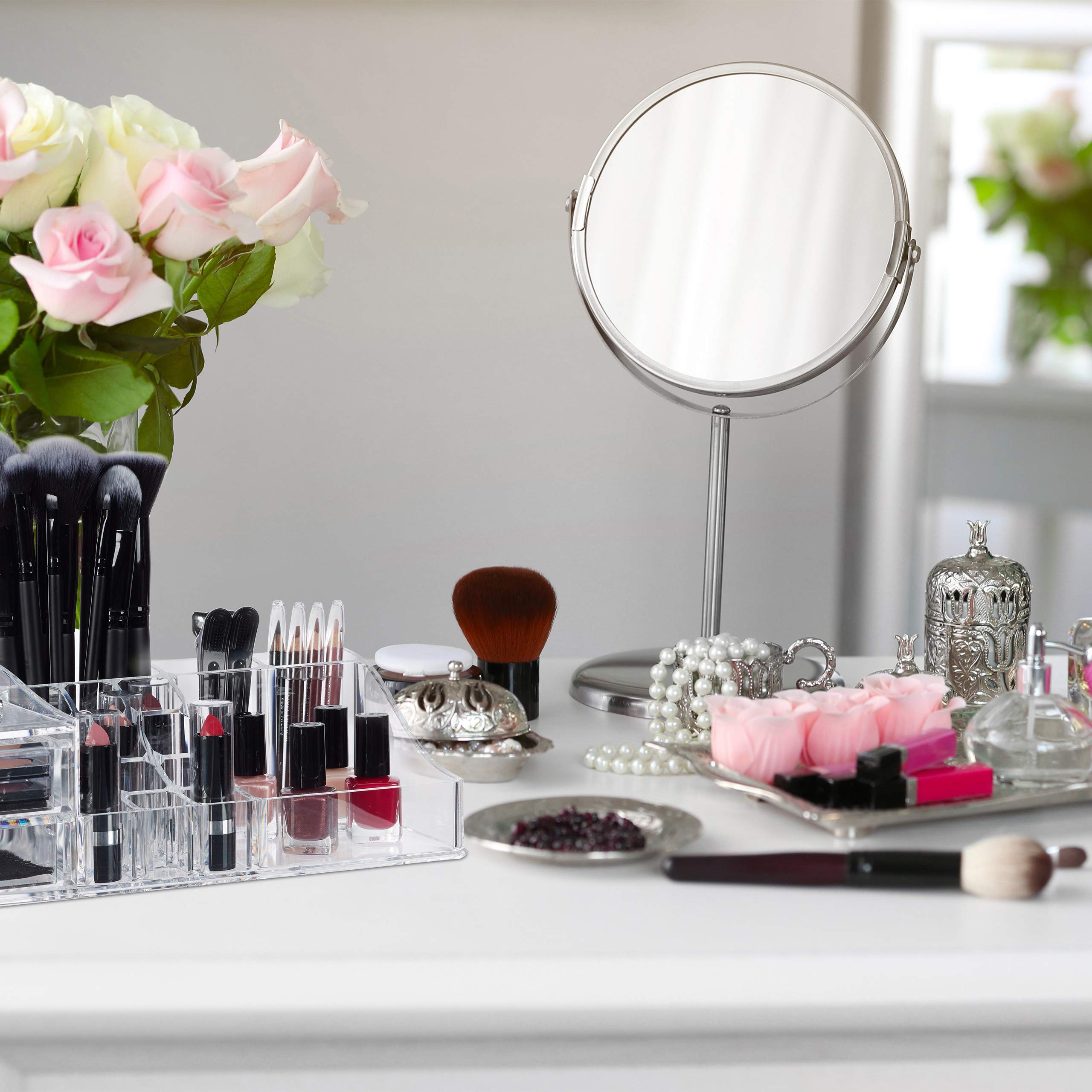 relaxdays-make-up-organizer-acryl-mit-lippenstifthalter-2-schubladen image 5