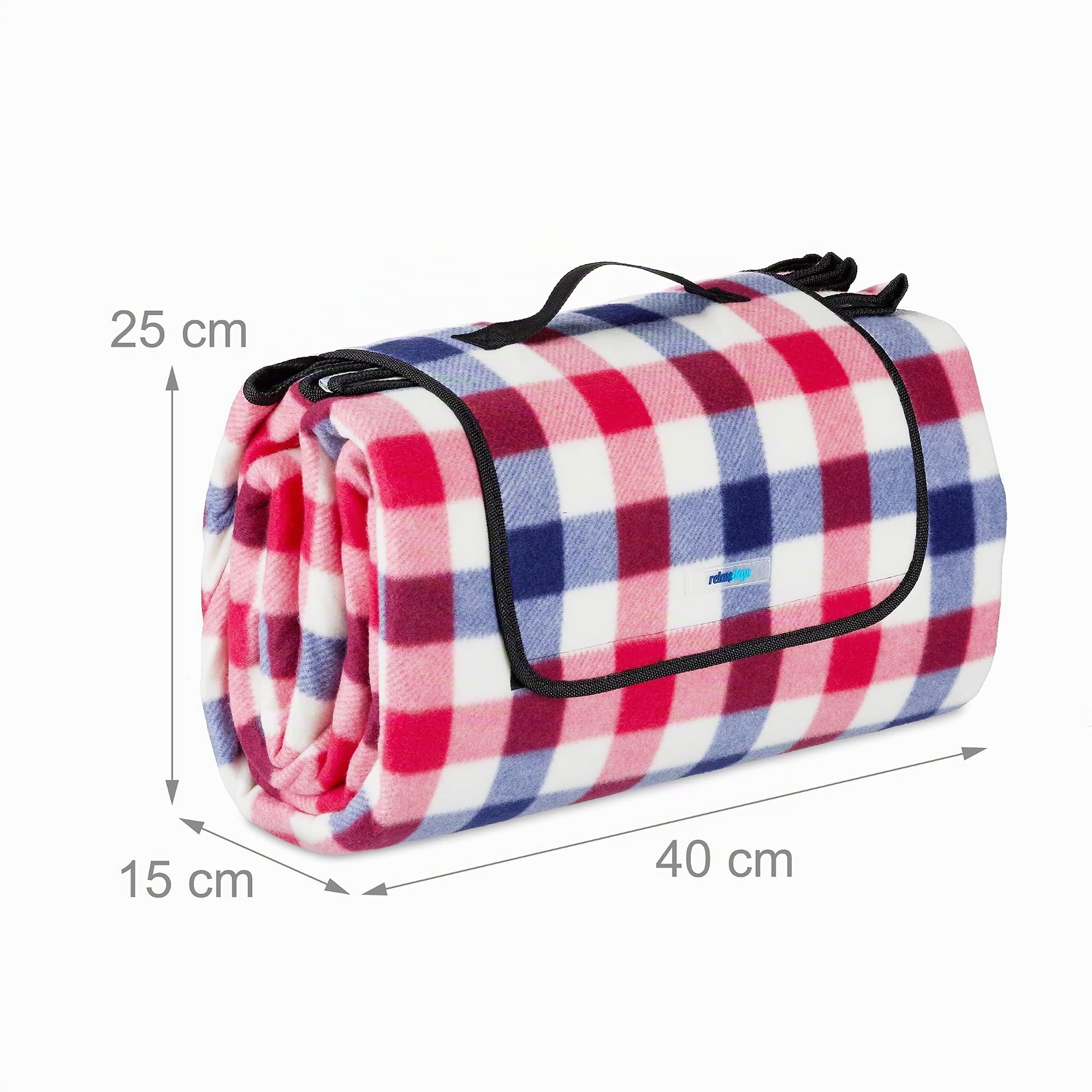 relaxdays-picknickdecke-fleece-xxl-200x200-cm-wasserdichte-stranddecke-mit-alu-b image 5