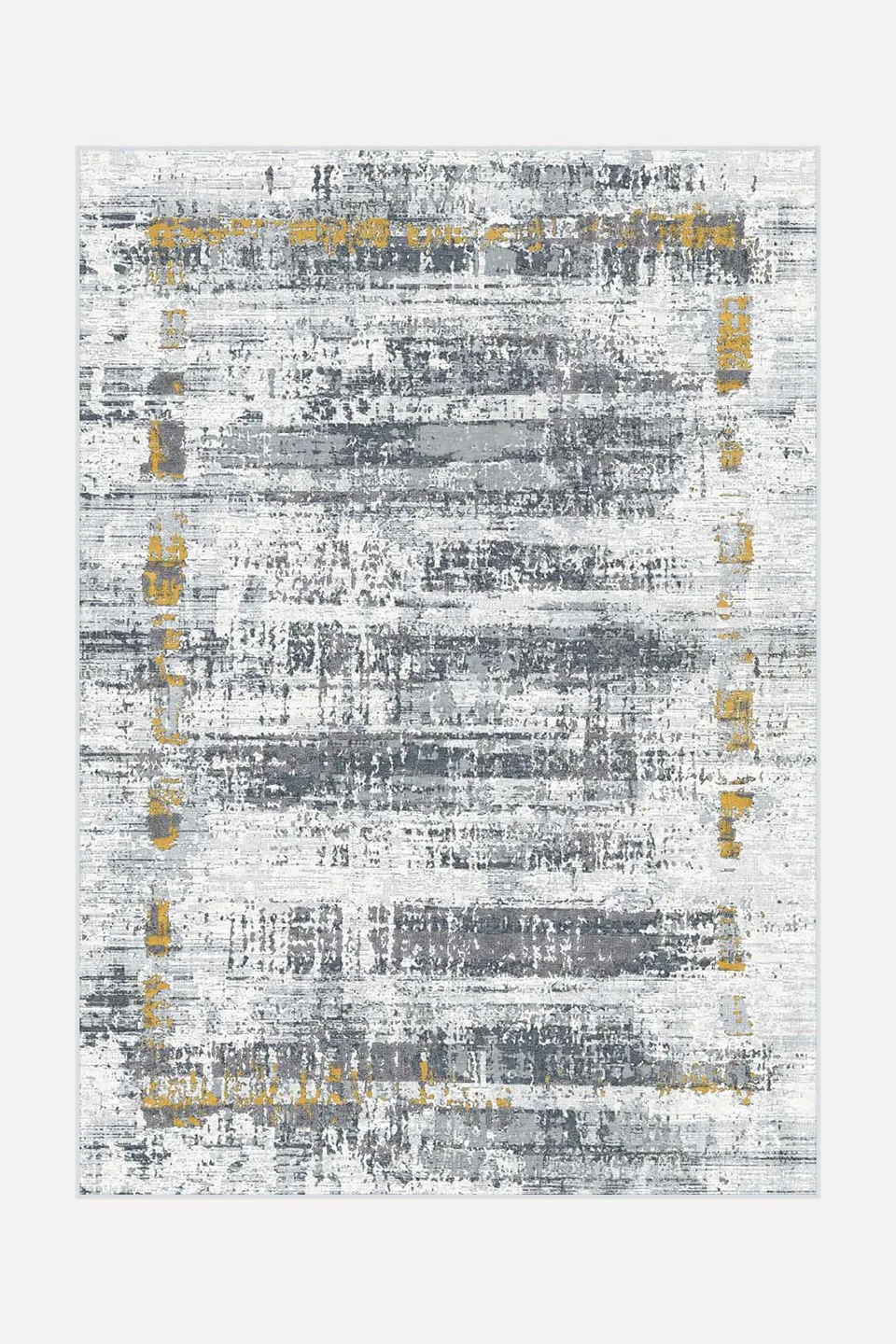 teppana-neyla-gold-teppich-waschbar-gelb-orange-grau image 1