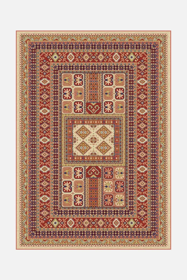 teppana-thalia-mond-teppich-waschbarer-indoor-teppich-mehrfarbig-geometrisch image 1