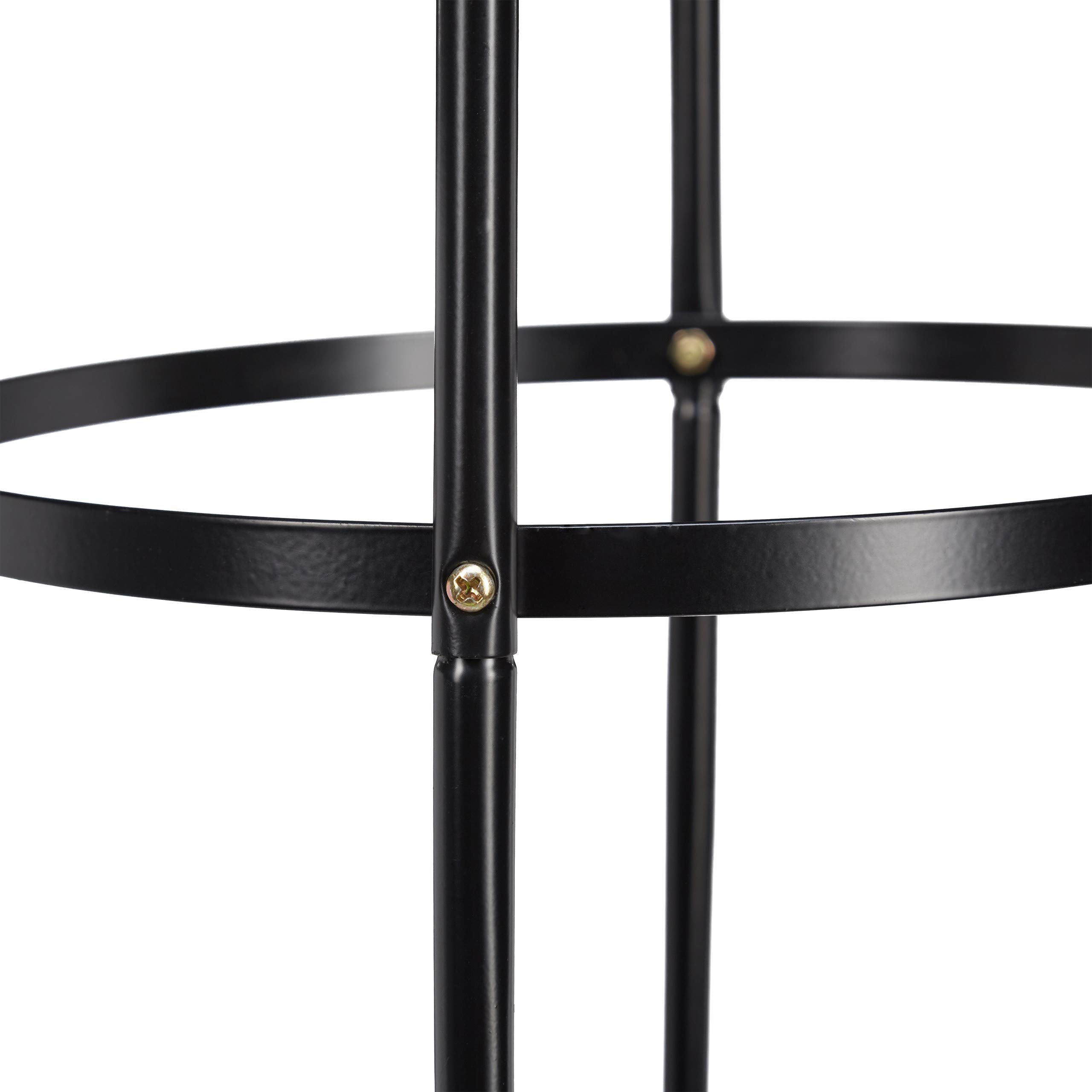 relaxdays-rankturm-2er-set-eisen-schwarz-139-cm-149-cm image 7