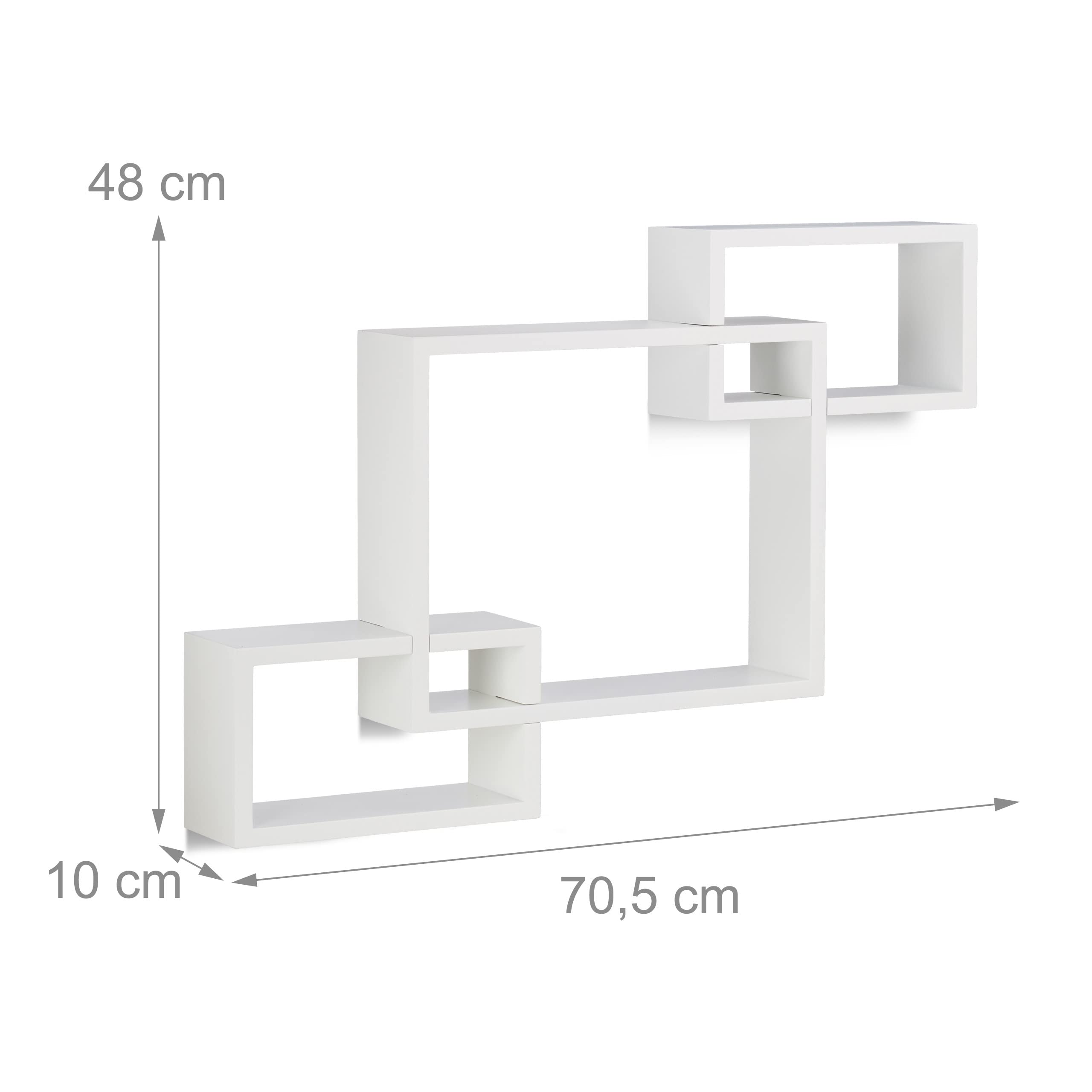 relaxdays-cube-regal-3-f-cher-wei-wandregal-zum-stecken-48x70-5x10-cm-aus-mdf image 3