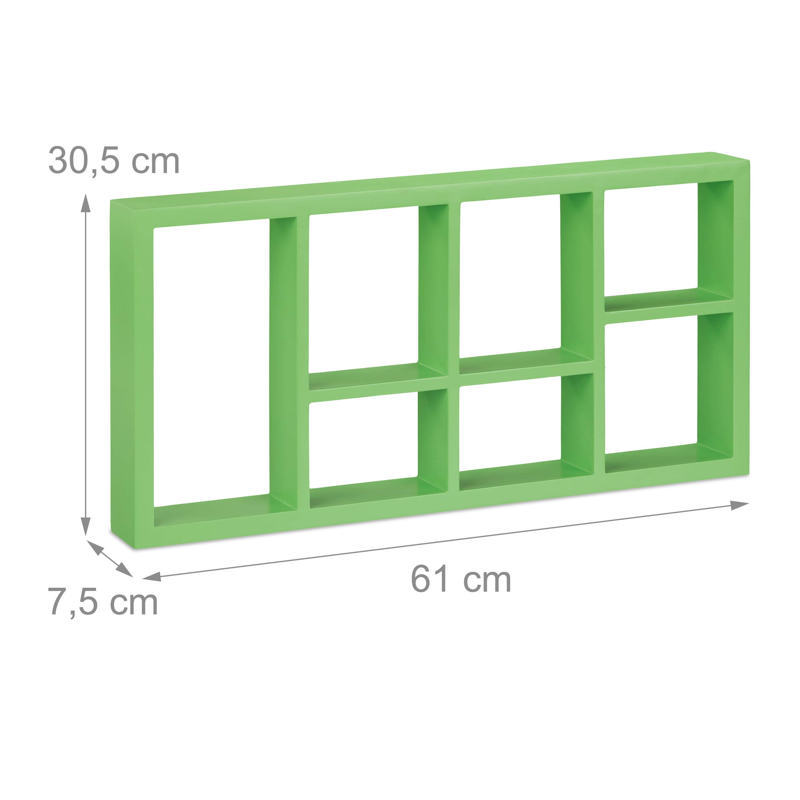 relaxdays-h-ngeregal-schwebend-holz-gr-n-61x30-5x7-5-cm-7-f-cher image 3