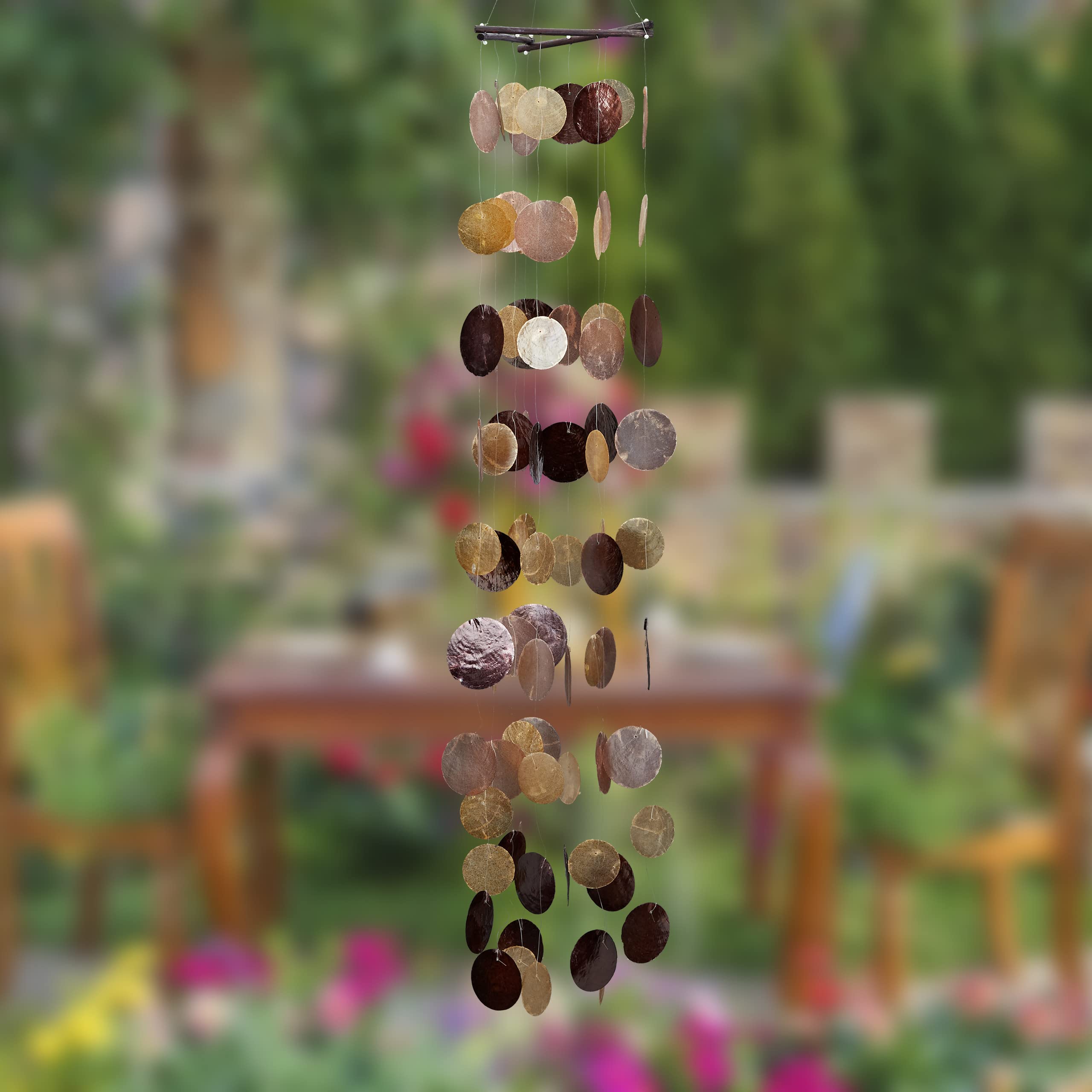 relaxdays-capiz-windspiel-muschel-girlanden-117-cm-bunt image 2