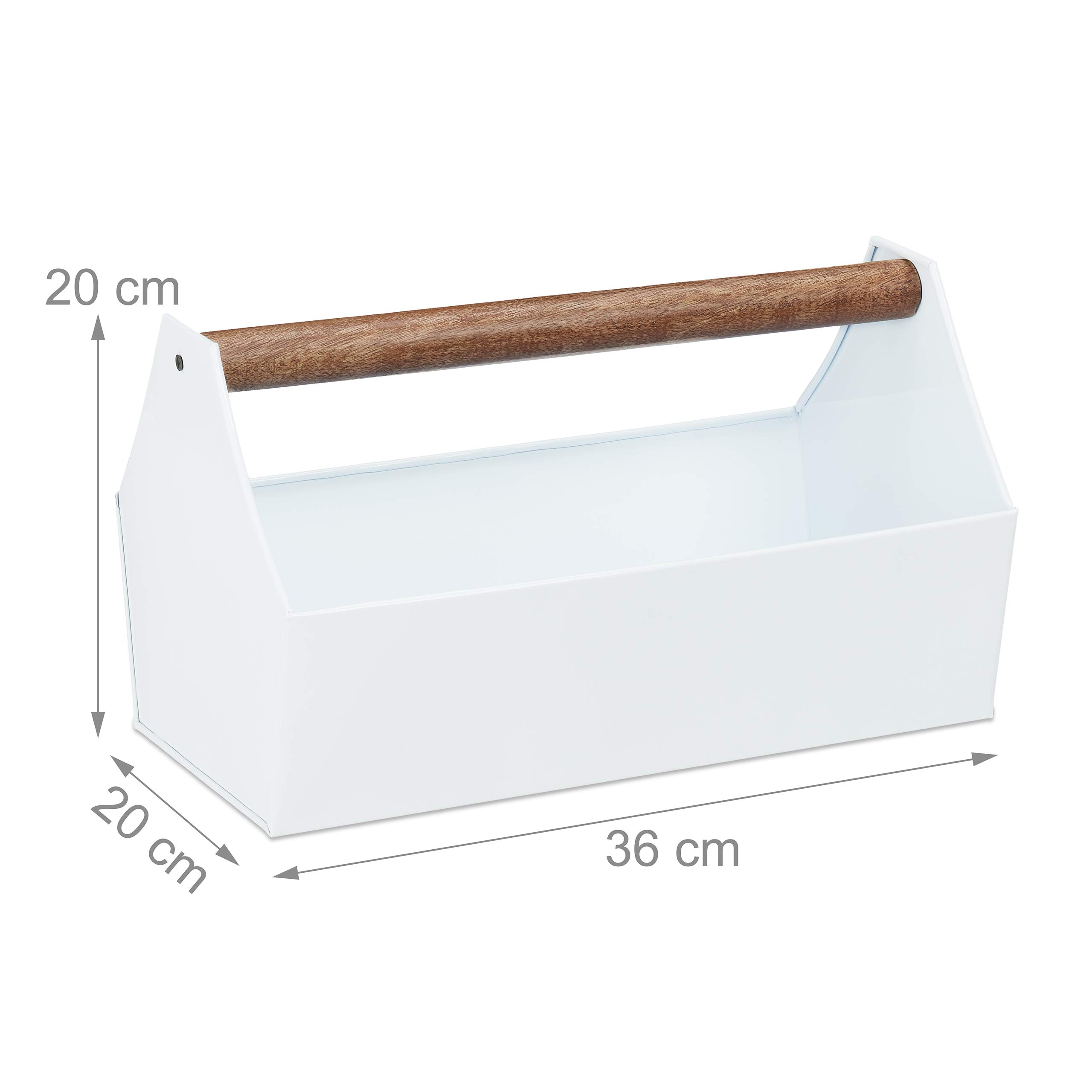 relaxdays-blumenkasten-werkzeugkasten-eisen-wei-20-x-36-x-20-cm image 4