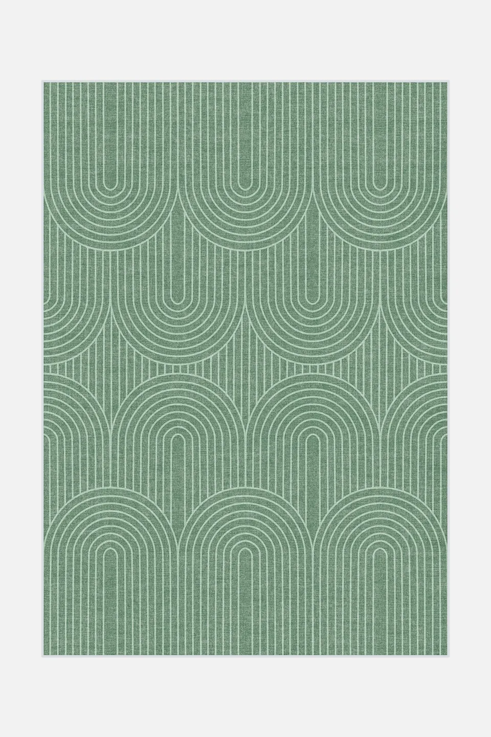 teppana-woge-gr-n-teppich-waschbar-geometrisch image 1