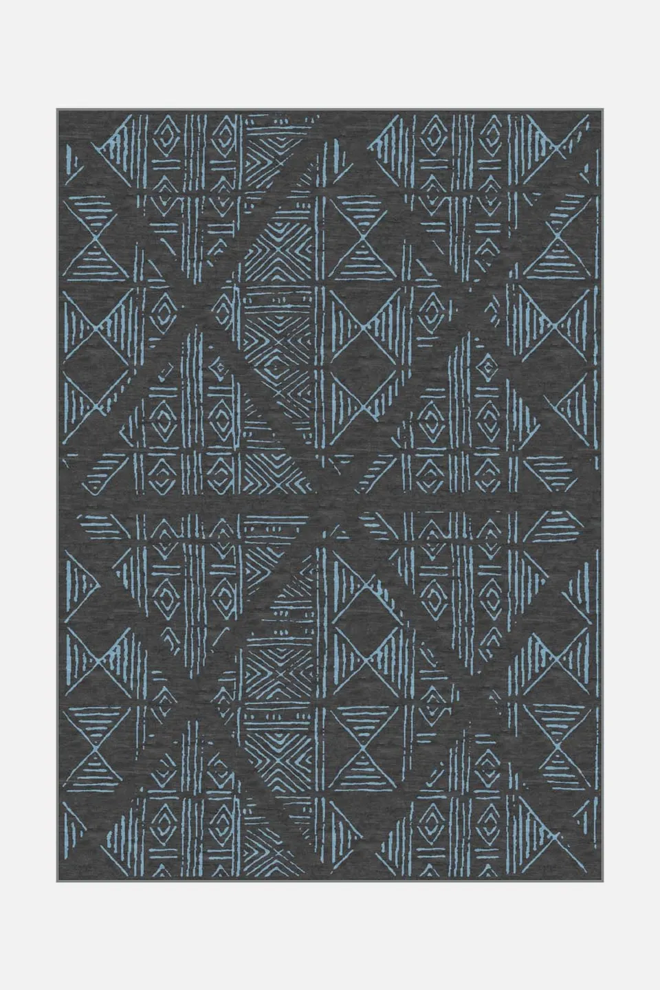 teppana-logan-blau-teppich-geometrisch-waschbar image 1