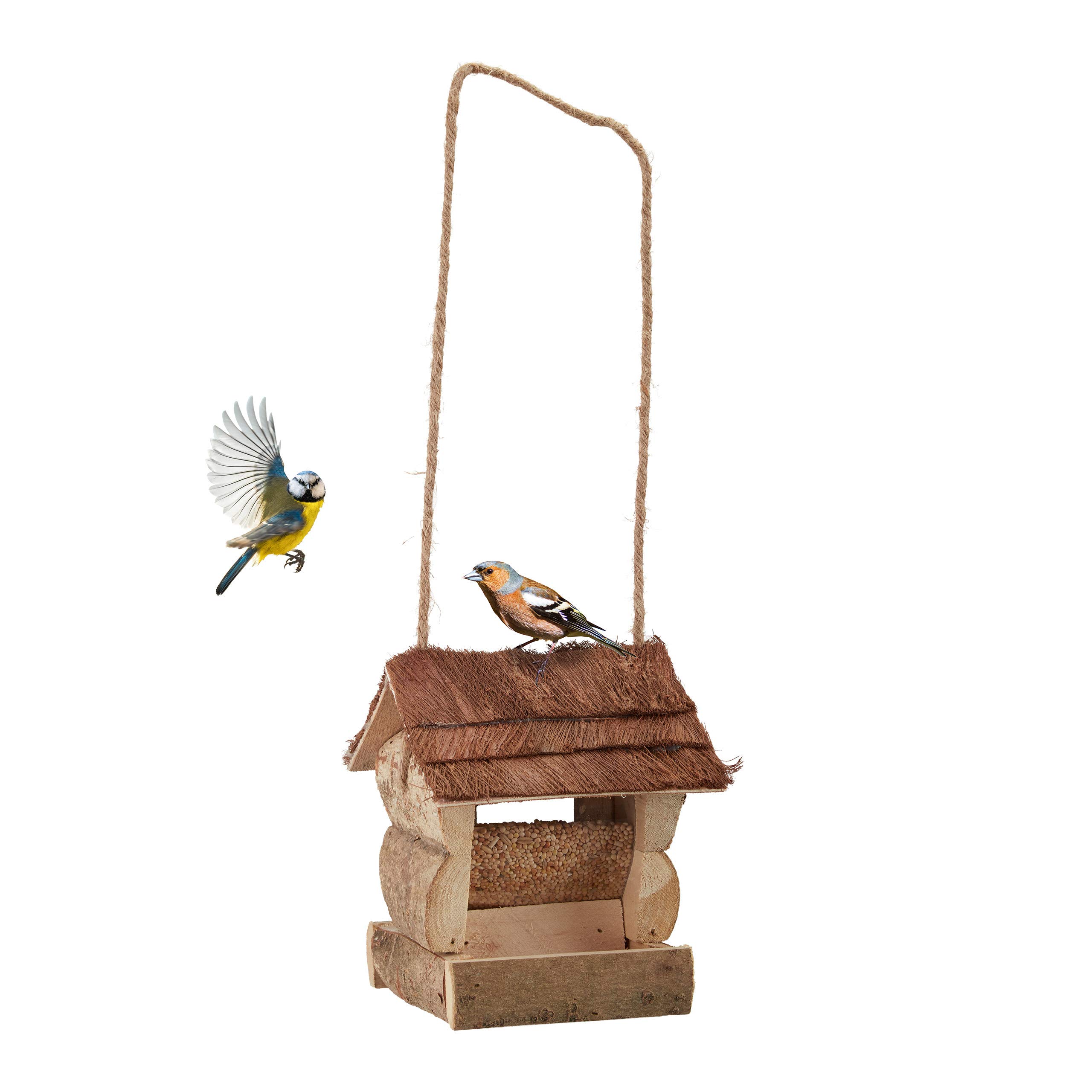 relaxdays-vogelfutterhaus-naturbelassen-handgefertigt-aus-holz-15-x-12-x-15-cm-n image 1