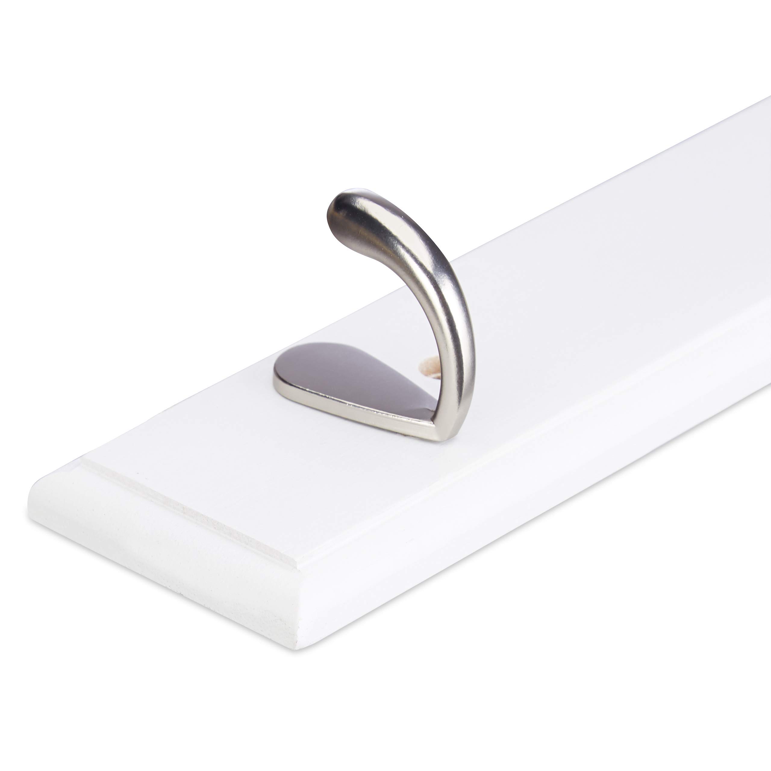 relaxdays-hakenleiste-bambus-wei-schmal-mit-6-metallhaken-88-cm image 7