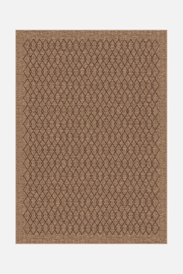 teppana-jute-haptik-maddie-mokka-teppich-waschbarer-jute-look-teppich image 1