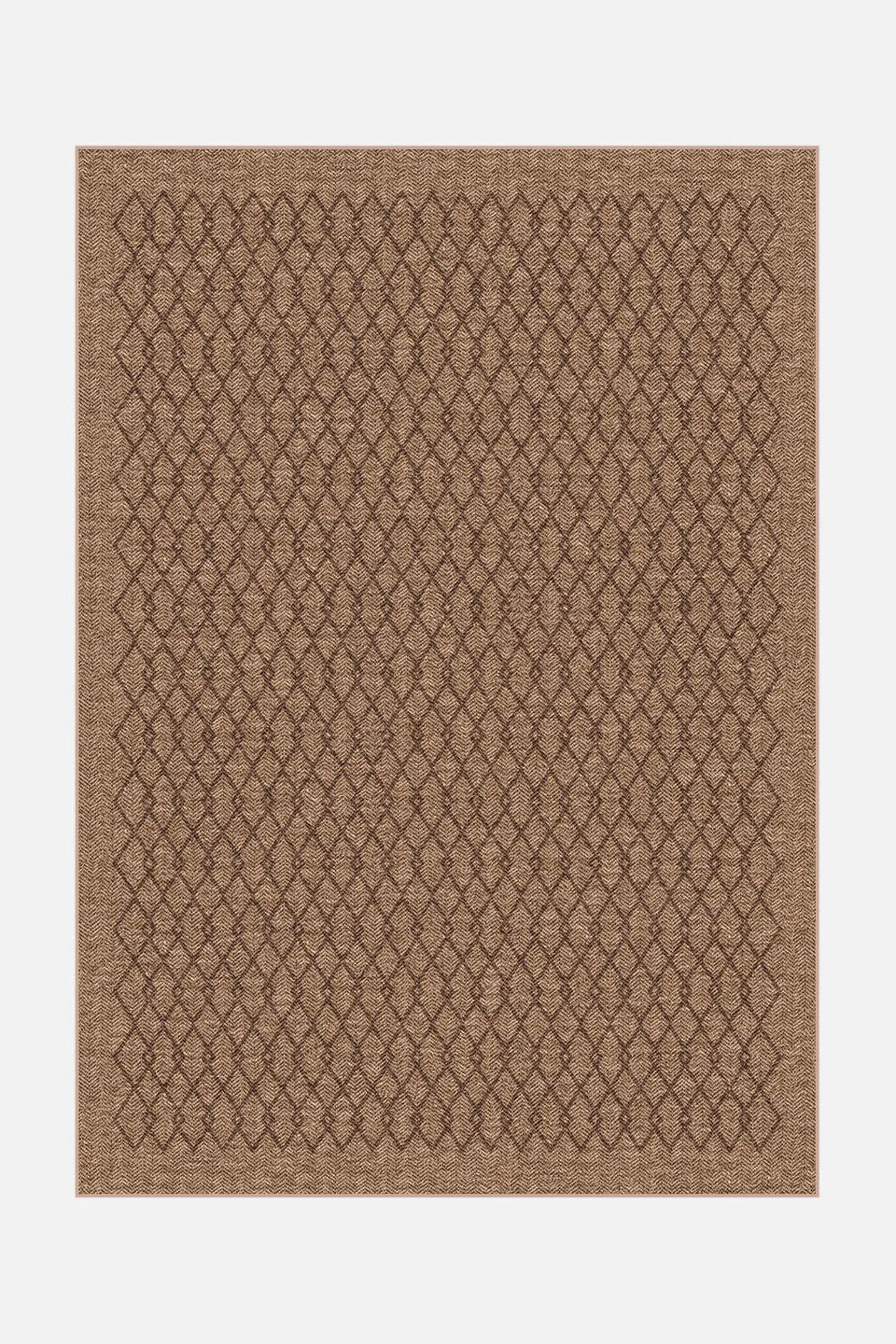 teppana-jute-haptik-maddie-mokka-teppich-waschbarer-jute-look-teppich image 1